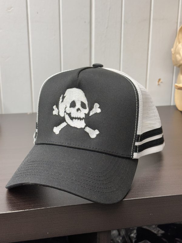 Skull Embroidered Cap