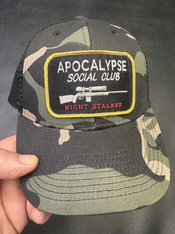 Apocalypse Social Club Embroidered Cap - NIGHT STALKER