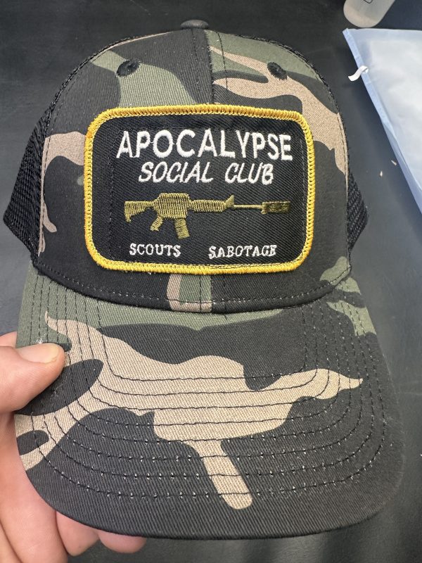 Apocalypse Social Club Embroidered Cap - SCOUTS SABOTAGE