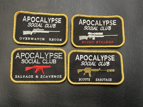 Apocalypse Social Club BASEBALL - Hook & Loop with ONE Embroidered Patch Cap - Image 2